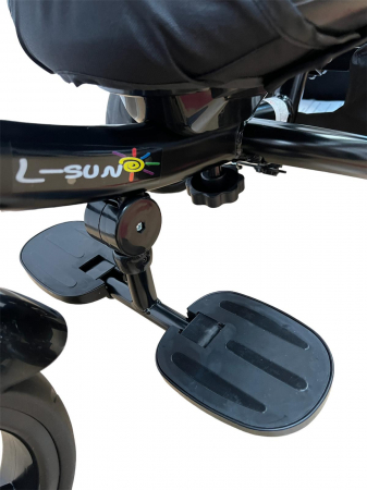 Tricicleta multifunctionala Roti Din Spuma Eva PLiabila Scaun Rotativ [7]