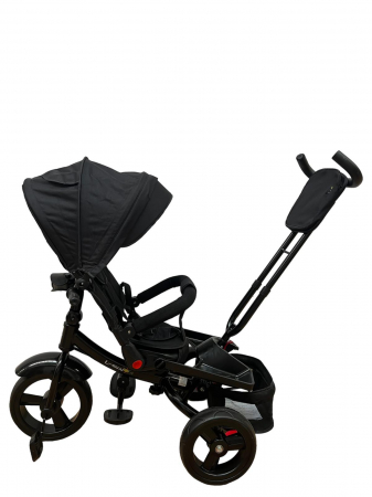 Tricicleta multifunctionala Roti Din Spuma Eva Pliabila Scaun Rotativ negru [1]
