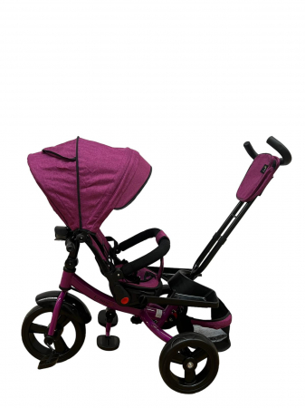 Tricicleta multifunctionala Roti Din Spuma Eva Pliabila Scaun Rotativ Violet [5]