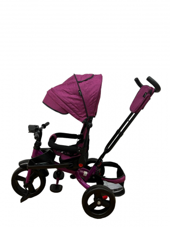 Tricicleta multifunctionala Roti Din Spuma Eva Pliabila Scaun Rotativ Violet [2]