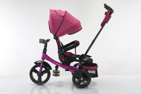 Tricicleta multifunctionala Roti Din Spuma Eva Pliabila Scaun Rotativ Violet [3]