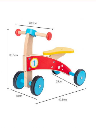 Tricicleta din lemn pentru copii Formula 1 [1]