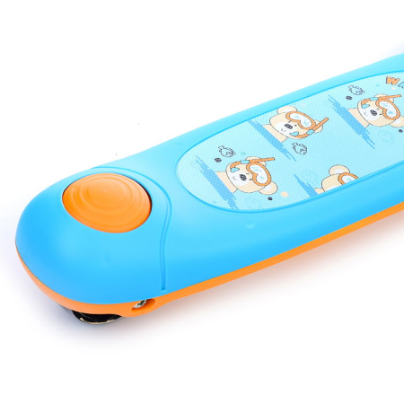 Trotineta Copii 3 Roti Pliabila cu Lumini LED – Reglabila, Play Albastru [1]