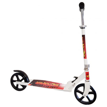 Trotinete - Trotineta din Aliaj de Metal Alb Scooter