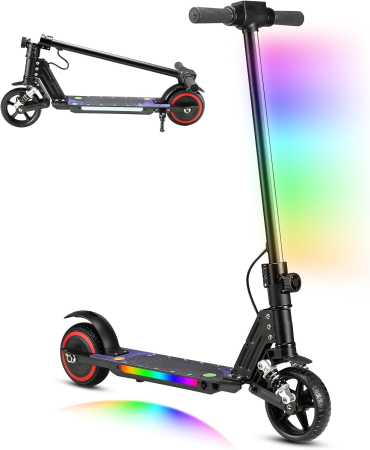 ATV-uri  Electrice copii - Trotineta Electrica Copii 250W, LED, Frana Display Digital, 16 km/h Negru
