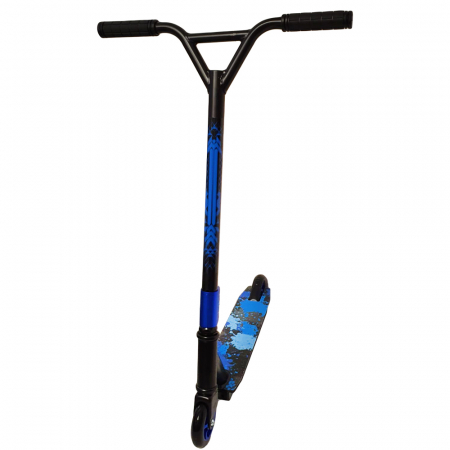 Trotinete - Trotineta freestyle Stunt, inaltime 68 cm, 100 kg, albastru