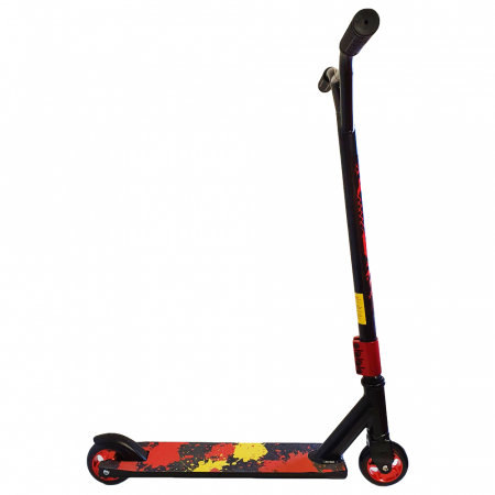 Trotinete - Trotineta freestyle Stunt, inaltime 68 cm, 100 kg, rosu