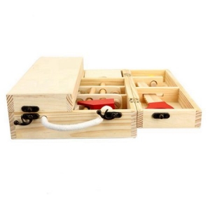Trusa de Scule din Lemn cu Accesorii - Set Cutie de Scule Lemn [6]