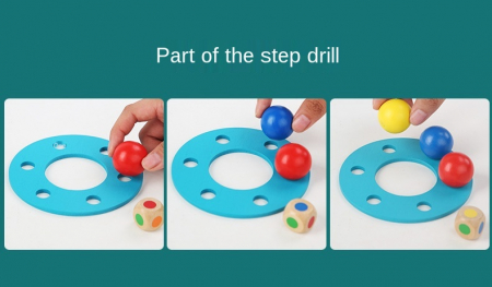 Joc de Stivuire Turnul cu Bile Curcubeu Jenga [10]