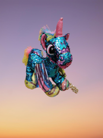 Jucarii din Plus - Mascote din Plus(3 ani +) - Unicorn Geanta de umar cu paiete reversibile