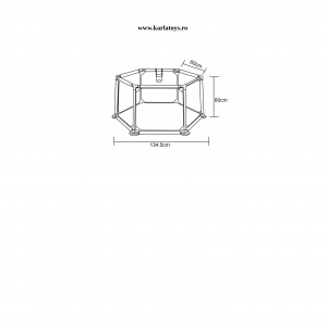 Tarc pentru Bebe Hexagonal cu 50 de bile [2]