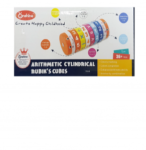 Joc Cilindru  din lemn Puzzle Aritmetic  Onshine [3]