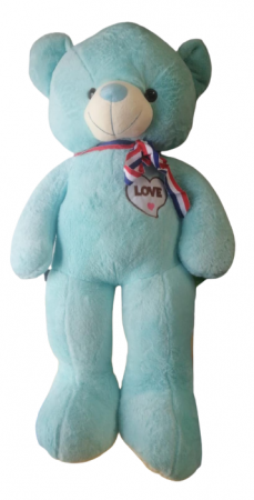 Jucarii din Plus - Mascote din Plus(3 ani +) - Ursulet din plus cu inima 110 cm