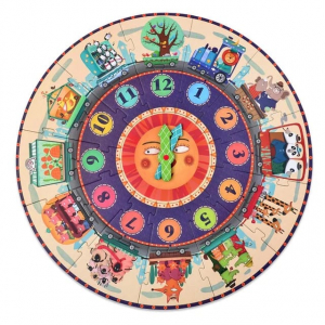 Table educative (3 ani +) - Puzzle Digital Mare Ceas - Joc Puzzle Mare Ceas Mideer