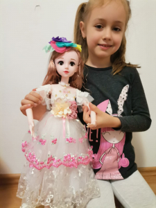 Papusa Mare interactiva cu muzica 62 cm Aini Wawa [13]