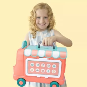 Set Bucatarie Mobila copii 2 in 1 - Autobuzul Transformabil 2 in 1 Chef [7]