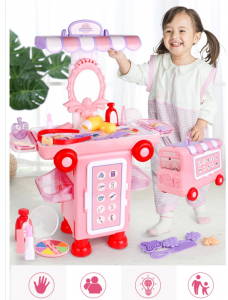Mobilier si accesorii - Masuta Frumusete 2 in 1 Autobuz - Masuta Makeup Autobuz transformabil