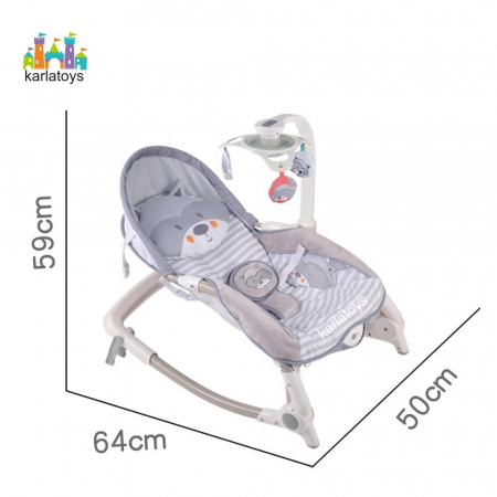 Scaun Balansoar Bebe cu Vibratii Carusel muzical si Lumini [1]