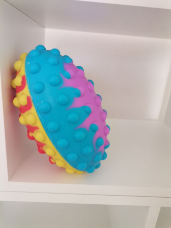 Jucarii - Jucarie Antistres Pop It Push Bubble 3D Mingie Fotbal American