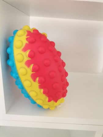 Jucarie Antistres Pop It Push Bubble 3D Mingie Fotbal American [1]