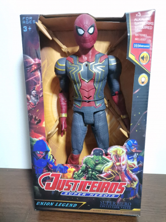 Figurine Desene Animate( 3 ani +) - Figurina Avengers Spiderman cu Lumina