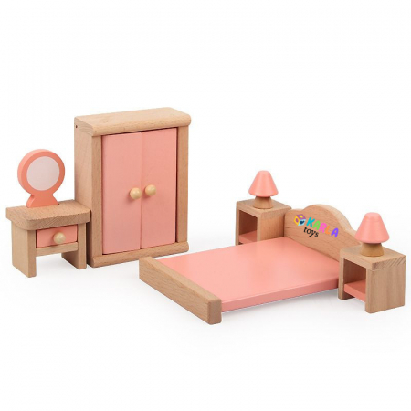 Set Mobilier Casa de Papusi din Lemn [4]