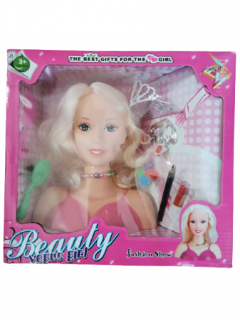 Papusi -Casute- Masute infrumusetare ( 3 ani +) - Set infrumusetare papusa Beauty Vogue