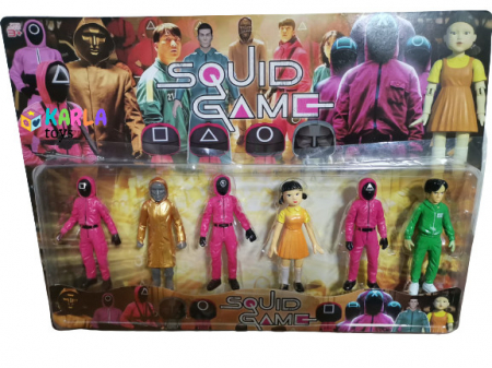 Figurine Desene Animate( 3 ani +) - Set Figurine Squid Game Papusa si Paznici