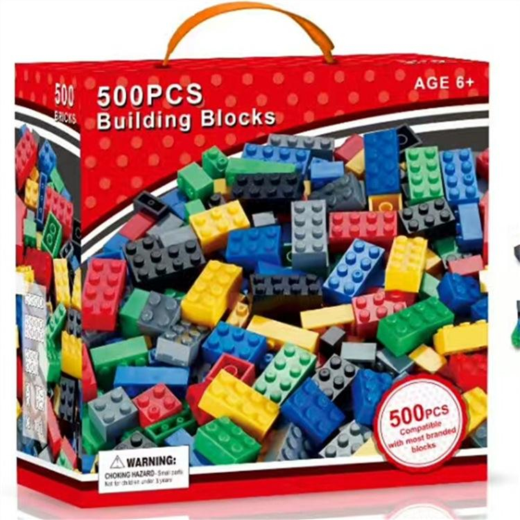 Ban Pronoun Walnut Set Cuburi de Construit Tip Lego City - Piese de construit tip Lego