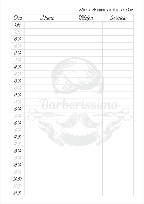 Agenda Barber Shop [3]