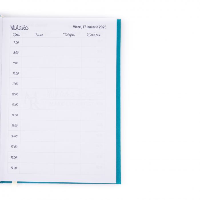 Agenda personalizata zilnica pentru programari [8]