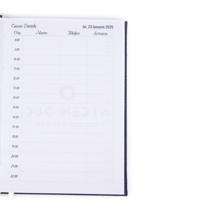 Agenda personalizata zilnica pentru programari [4]
