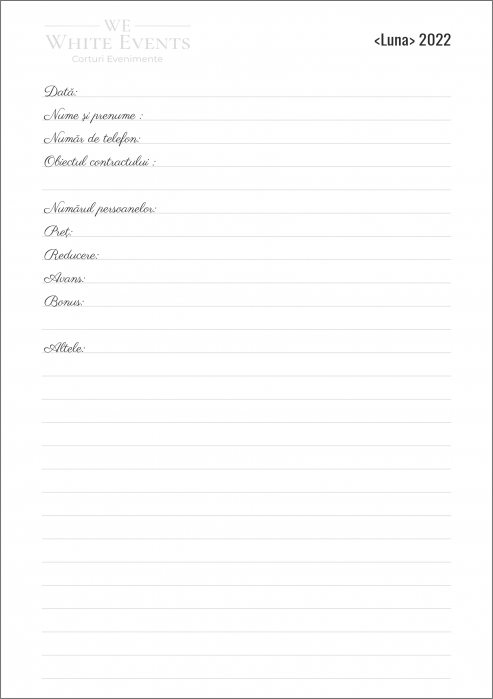 Servicii conexe evenimente [5]