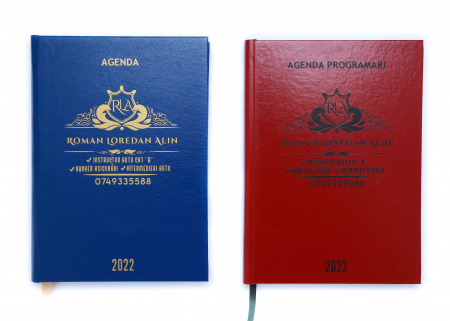 Agenda datata saptamanal personalizata pentru instructor auto cu fise pentru elevi [5]