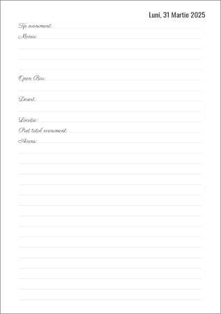 Agenda zilnica personalizata cu linii [4]