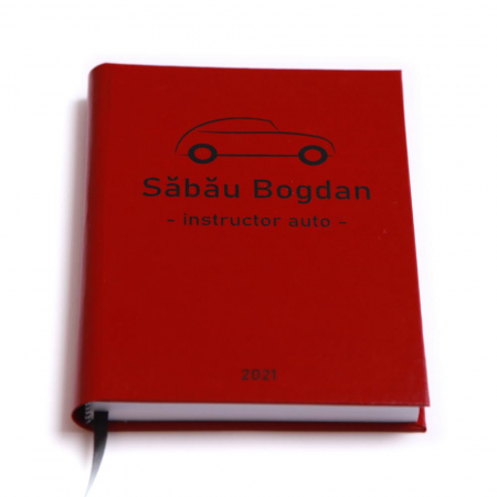 Scoala de soferi | Instructor Auto - Agenda datata zilnic personalizata pentru instructor auto