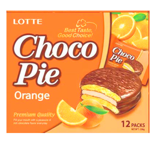 CChocopie Orange flavour 336g(12×28g)Lotte [1]