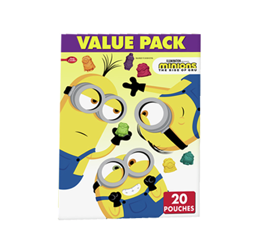 Fruit Snack Minions 453g (20 Pouches) GM [1]