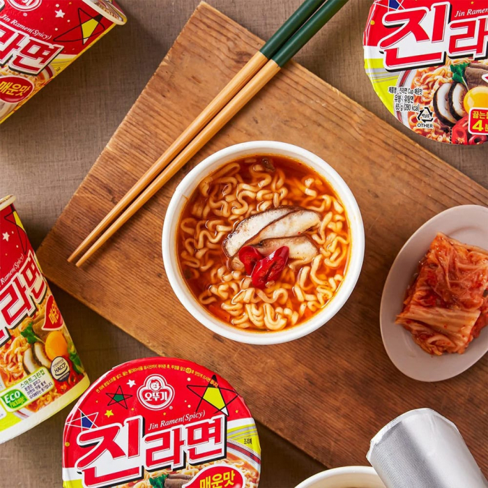 Ramen JIN Cupa Picant Mica 65g [3]