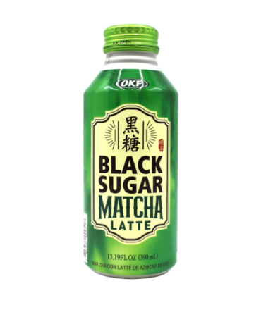 Snack & Drink - Black sugar matcha latte 390ml