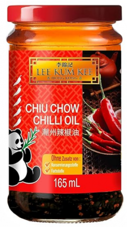 Red pepper/Soybean paste - Chili Oil(Chiu Chow) 165ml LKK