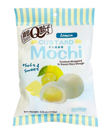 Snack & Drink - Custard Mochi Lemon 110g