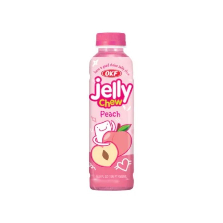 Fruit Juice/Soda/Soy Drinks - Jelly chew peach 500ml