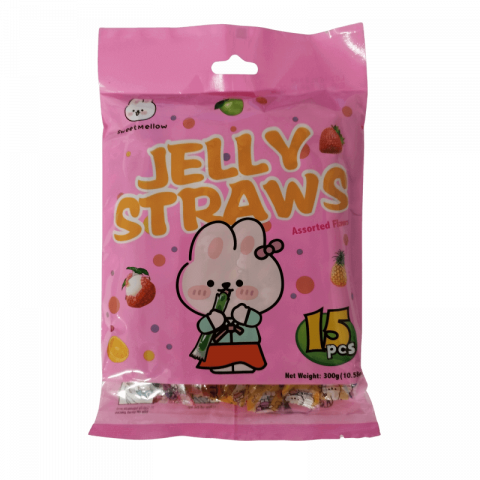 Jelly/Candy/Chocolate - Jelly Straws Assorted (15*20g) 300g TXMM