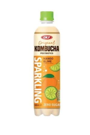 Snack & Drink - Kombucha mango lime sparkling 500ml