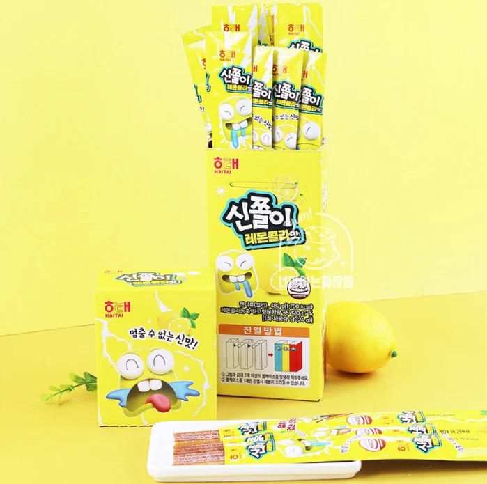 Jelly/Candy/Chocolate - Long Sour Jelly Lemon 24g HT