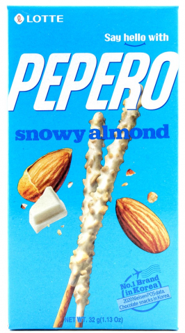 Snack - Pepero Snowy Almond 32g