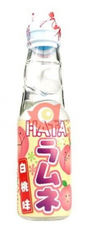 Fruit Juice/Soda/Soy Drinks - Ramune White Peach 200ml