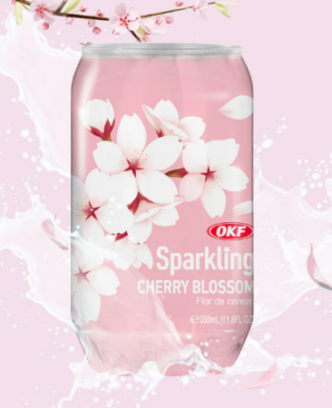 Fruit Juice/Soda/Soy Drinks - SGR Sparkling Cherry Blossom 350ml OKF