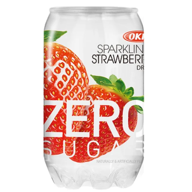 Snack & Drink - SGR Sparkling Zero Strawberry 350ml OKF